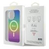 Guess GUHMP15XHITSK iPhone 15 Pro Max 6.7 wielokolorowy/rainbow hardcase IML Iridescent MagSafe